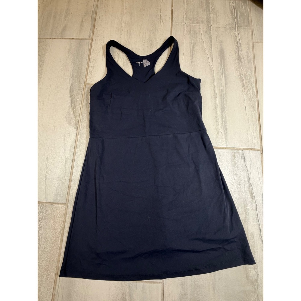 Soma 24/7 Womens Active Dress Black Racerback Built-in Shorts Size S RN79984 - Picture 2 of 8